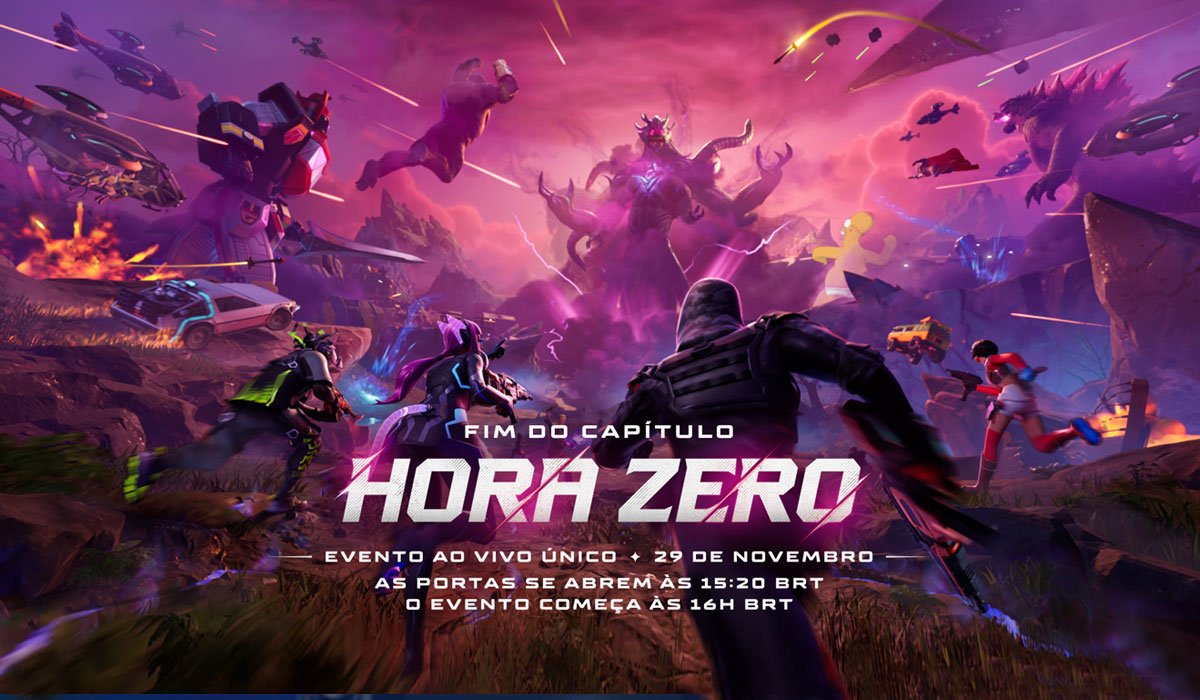 You are currently viewing Caos e crossovers: tudo sobre “Hora Zero”, o evento épico que encerra o capítulo 6 de Fortnite